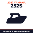 2022 Yamaha 252S Service and Repair Manual - boat workshop manual cover
