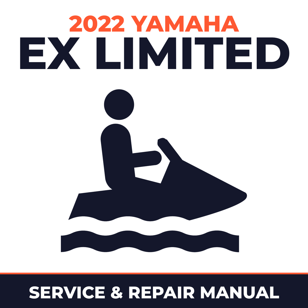 2022 Yamaha EX LIMITED Service and Repair Manual - personal watercraft workshop manual cover