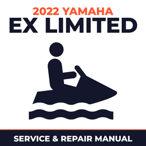 2022 Yamaha EX LIMITED Service and Repair Manual - personal watercraft workshop manual cover