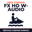 2022 Yamaha FX HO w- audio Service and Repair Manual - personal watercraft workshop manual cover