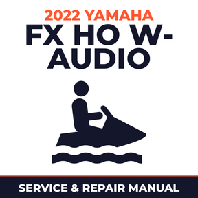 2022 Yamaha FX HO w- audio Service and Repair Manual - personal watercraft workshop manual cover