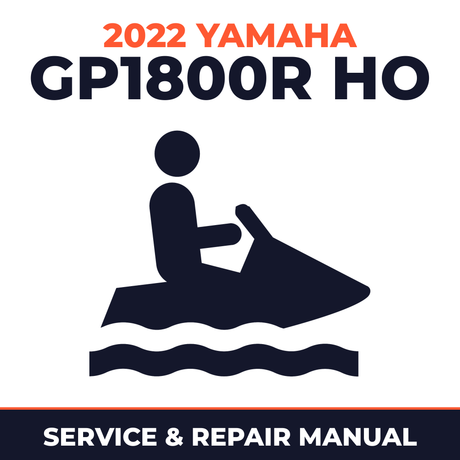 2022 Yamaha GP1800R HO Service and Repair Manual - personal watercraft workshop manual cover