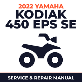 2022 Yamaha KODIAK 450 EPS SE Service and Repair Manual - ATV workshop manual cover