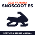 2022 Yamaha SNOSCOOT ES Service and Repair Manual - snowmobile workshop manual cover