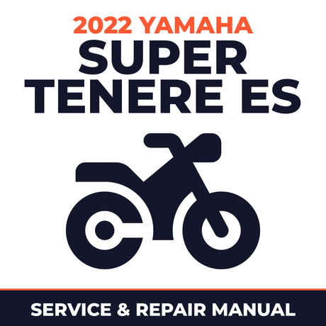 2022 Yamaha SUPER TENERE ES Service and Repair Manual - motorcycle workshop manual cover