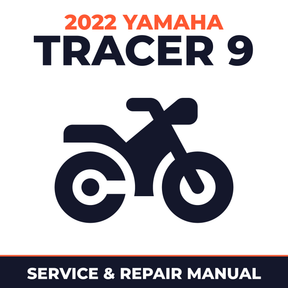 2022 Yamaha Tracer 9 Service and Repair Manual - motorcycle workshop manual cover