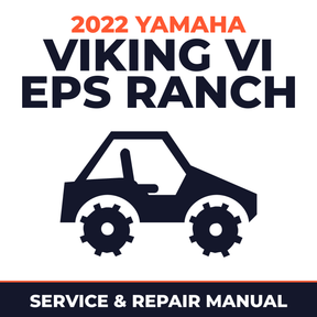 2022 Yamaha VIKING VI EPS RANCH Service and Repair Manual - side-by-side workshop manual cover