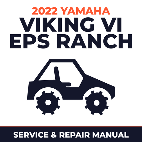 2022 Yamaha VIKING VI EPS RANCH Service and Repair Manual - side-by-side workshop manual cover
