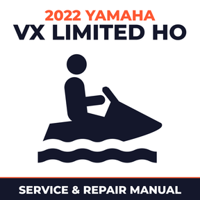 2022 Yamaha VX Limited HO Service and Repair Manual - personal watercraft workshop manual cover