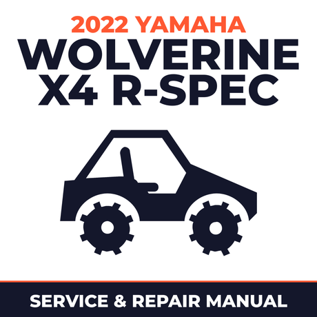 2022 Yamaha WOLVERINE X4 R-SPEC Service and Repair Manual - side-by-side workshop manual cover