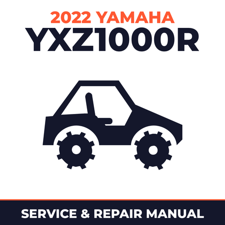 2022 Yamaha YXZ1000R Service and Repair Manual - side-by-side workshop manual cover