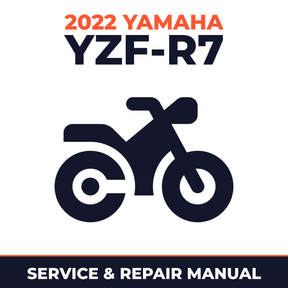 2022 Yamaha YZF-R7 Service and Repair Manual - motorcycle workshop manual cover