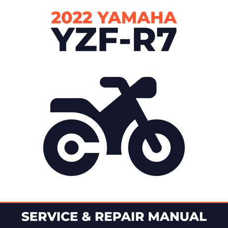 2022 Yamaha YZF-R7 Service and Repair Manual - motorcycle workshop manual cover