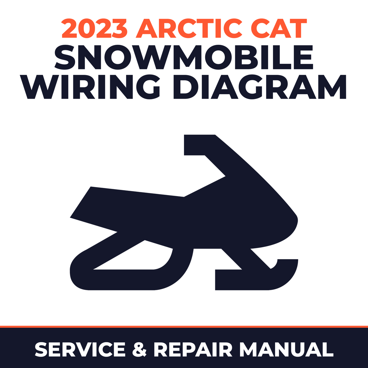 2023 Arctic Cat Snowmobile Wiring Diagram - snowmobile workshop manual cover
