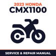 2023 Honda CMX1100 Service and Repair Manual - motorcycle workshop manual cover