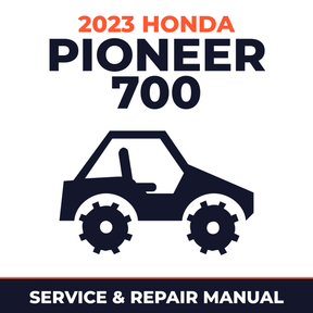 2023 Honda Pioneer 700 Service and Repair Manual - side-by-side workshop manual cover