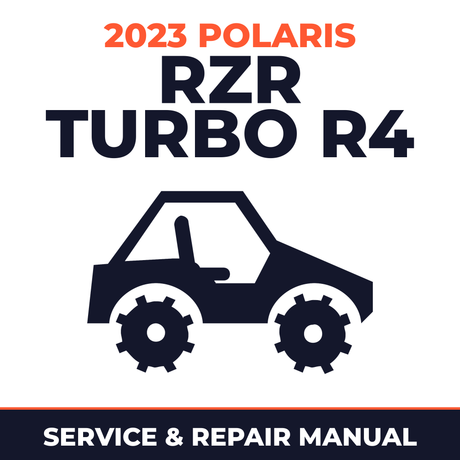 2023 Polaris RZR Turbo R4 Service and Repair Manual - side-by-side workshop manual cover