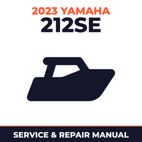 2023 Yamaha 212SE Service and Repair Manual - boat workshop manual cover