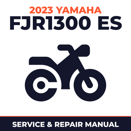 2023 Yamaha FJR1300 ES Service and Repair Manual - motorcycle workshop manual cover