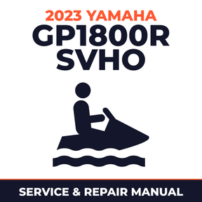 2023 Yamaha GP1800R SVHO Service and Repair Manual - personal watercraft workshop manual cover