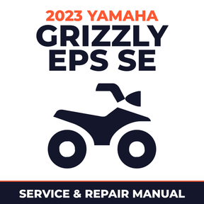 2023 Yamaha GRIZZLY EPS SE Service and Repair Manual - ATV workshop manual cover