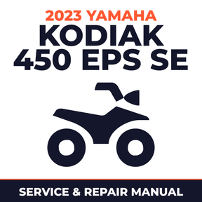 2023 Yamaha KODIAK 450 EPS SE Service and Repair Manual - ATV workshop manual cover