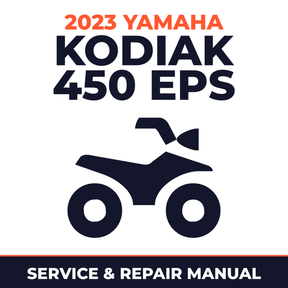 2023 Yamaha KODIAK 450 EPS Service and Repair Manual - ATV workshop manual cover