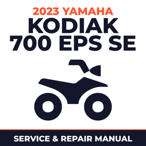 2023 Yamaha KODIAK 700 EPS SE Service and Repair Manual - ATV workshop manual cover
