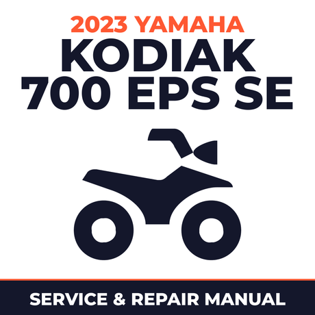 2023 Yamaha KODIAK 700 EPS SE Service and Repair Manual - ATV workshop manual cover