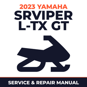2023 Yamaha SRVIPER L-TX GT Service and Repair Manual - snowmobile workshop manual cover