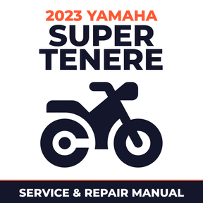 2023 Yamaha Super Tenere Service and Repair Manual - motorcycle workshop manual cover