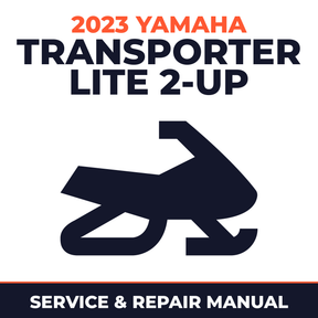 2023 Yamaha TRANSPORTER LITE 2-UP Service and Repair Manual - snowmobile workshop manual cover
