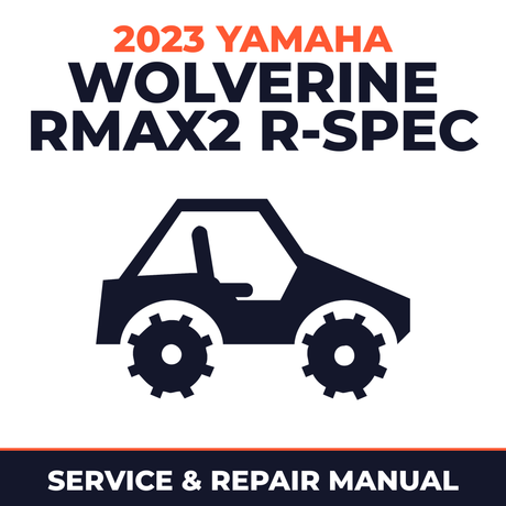 2023 Yamaha WOLVERINE RMAX2 R-SPEC Service and Repair Manual - side-by-side workshop manual cover