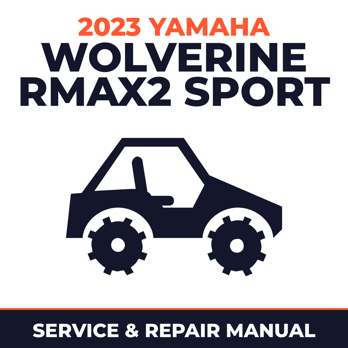 2023 Yamaha WOLVERINE RMAX2 SPORT Service and Repair Manual - side-by-side workshop manual cover