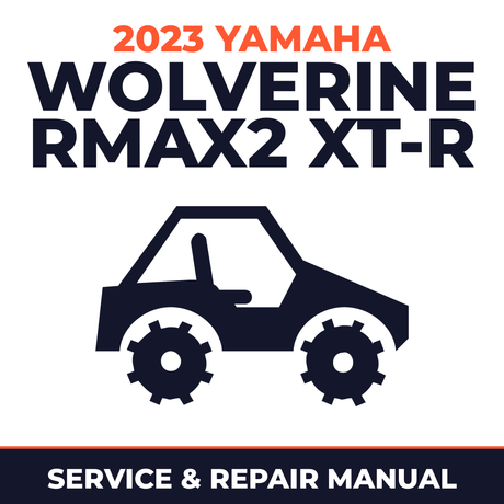 2023 Yamaha WOLVERINE RMAX2 XT-R Service and Repair Manual - side-by-side workshop manual cover