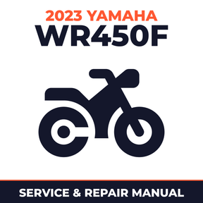 2023 Yamaha WR450F Service and Repair Manual - motorcycle workshop manual cover