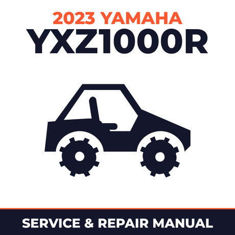 2023 Yamaha YXZ1000R Service and Repair Manual - side-by-side workshop manual cover