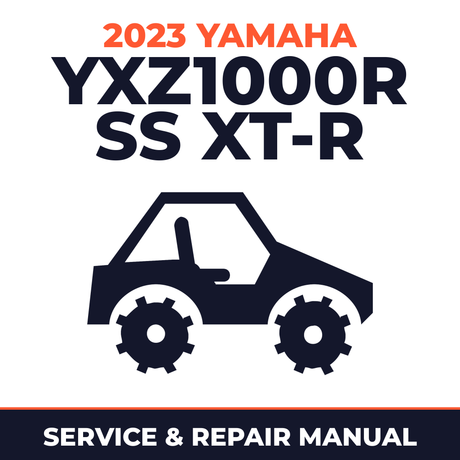2023 Yamaha YXZ1000R SS XT-R Service and Repair Manual - side-by-side workshop manual cover
