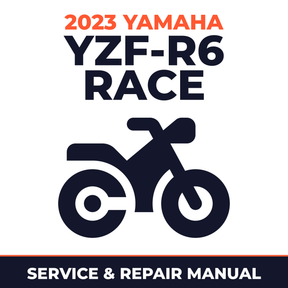 2023 Yamaha YZF-R6 Race Service and Repair Manual - motorcycle workshop manual cover