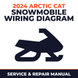 2024 Arctic Cat Snowmobile Wiring Diagram - snowmobile workshop manual cover
