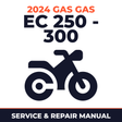 2024 Gas Gas EC 250 - 300 Service and Repair Manual - motorcycle workshop manual cover