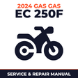 2024 Gas Gas EC 250F Service and Repair Manual - motorcycle workshop manual cover