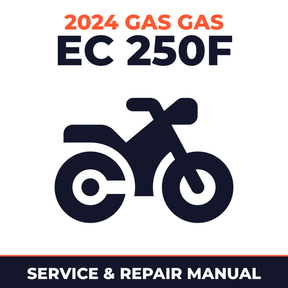 2024 Gas Gas EC 250F Service and Repair Manual - motorcycle workshop manual cover