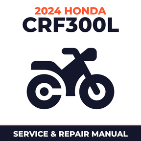 2024 Honda CRF300L Service and Repair Manual - motorcycle workshop manual cover