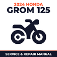 2024 Honda Grom 125 Service and Repair Manual - motorcycle workshop manual cover