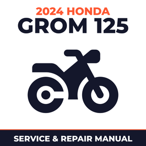 2024 Honda Grom 125 Service and Repair Manual - motorcycle workshop manual cover