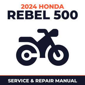 2024 Honda Rebel 500 Service and Repair Manual - motorcycle workshop manual cover