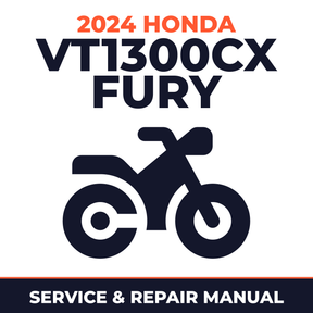 2024 Honda VT1300CX Fury Service and Repair Manual - motorcycle workshop manual cover