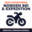 2024 Husqvarna Norden 901 & Expedition Service and Repair Manual - motorcycle workshop manual cover