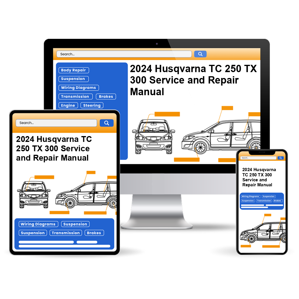 2024 Husqvarna TC 250 TX 300 Service and Repair Manual